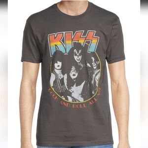 KISS ROCK AND ROLL ALL NITE GRAPHIC T-SHIRT SIZE L